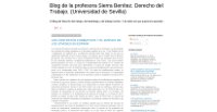 Blog de la profesora Sierra Benítez. Derecho del Trabajo Universidad de Sevilla.p