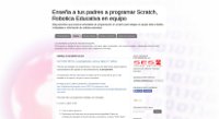 Enseña a tus padres a programar Scratch Robotica Educativa en equipo.p