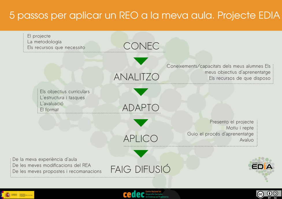 Imagen de 5 passos per aplicar un REO a la meva aula / 5 pasos para aplicar un REA en el aula (catalán)