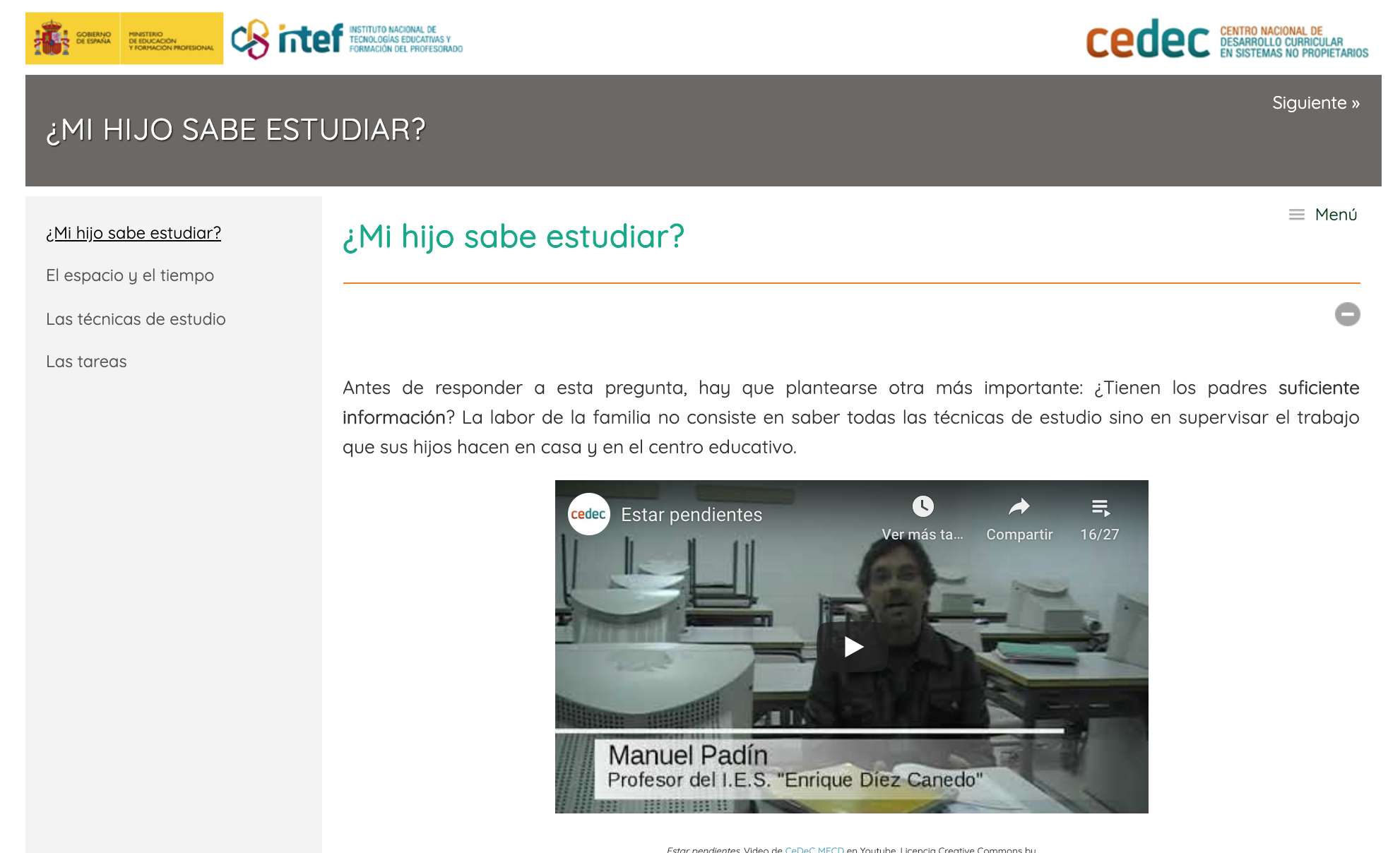 Imagen de Guía Saber estudiar: ¿Mi hijo sabe estudiar?