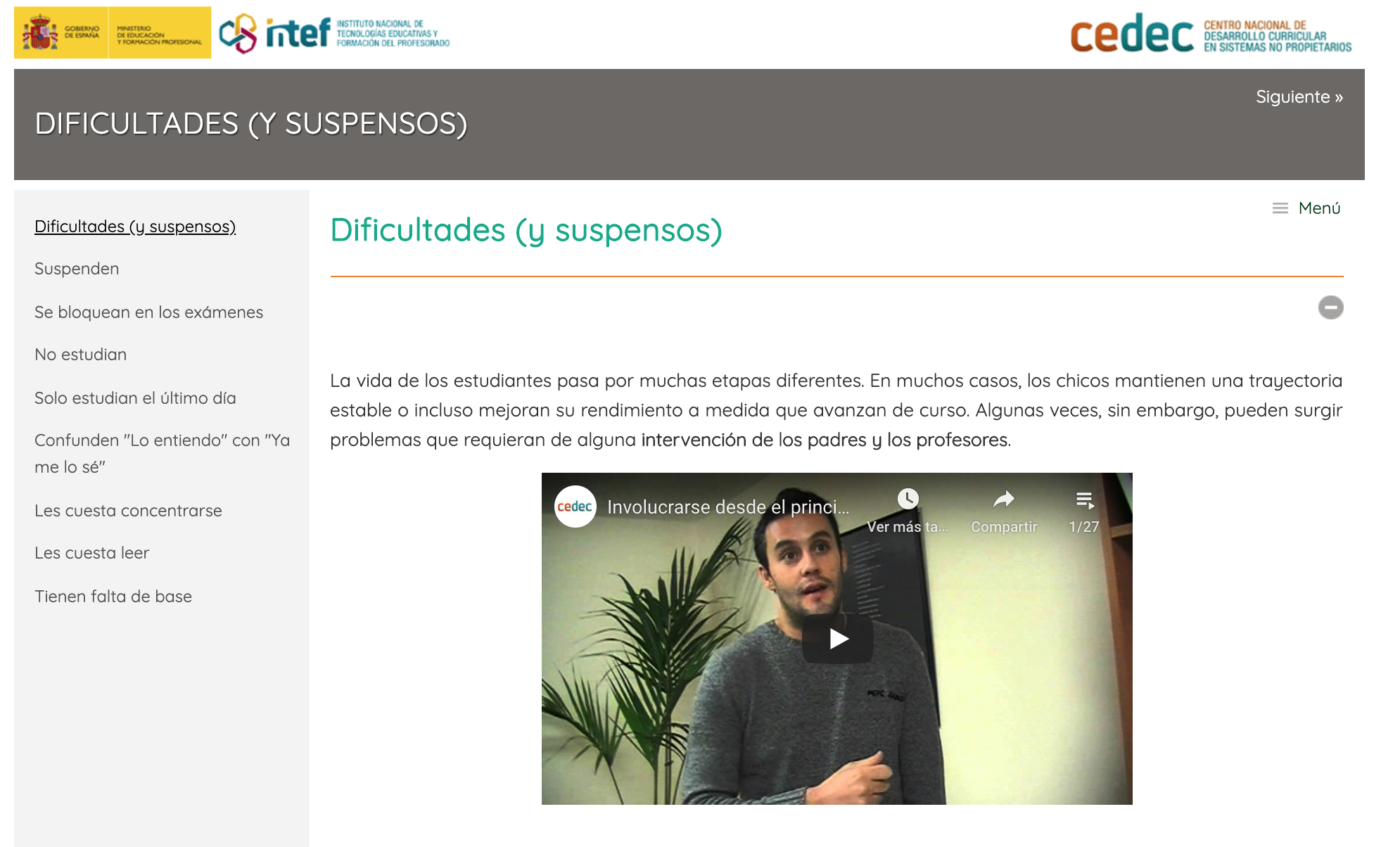 Imagen de Guía Saber estudiar: Dificultades (y suspensos)