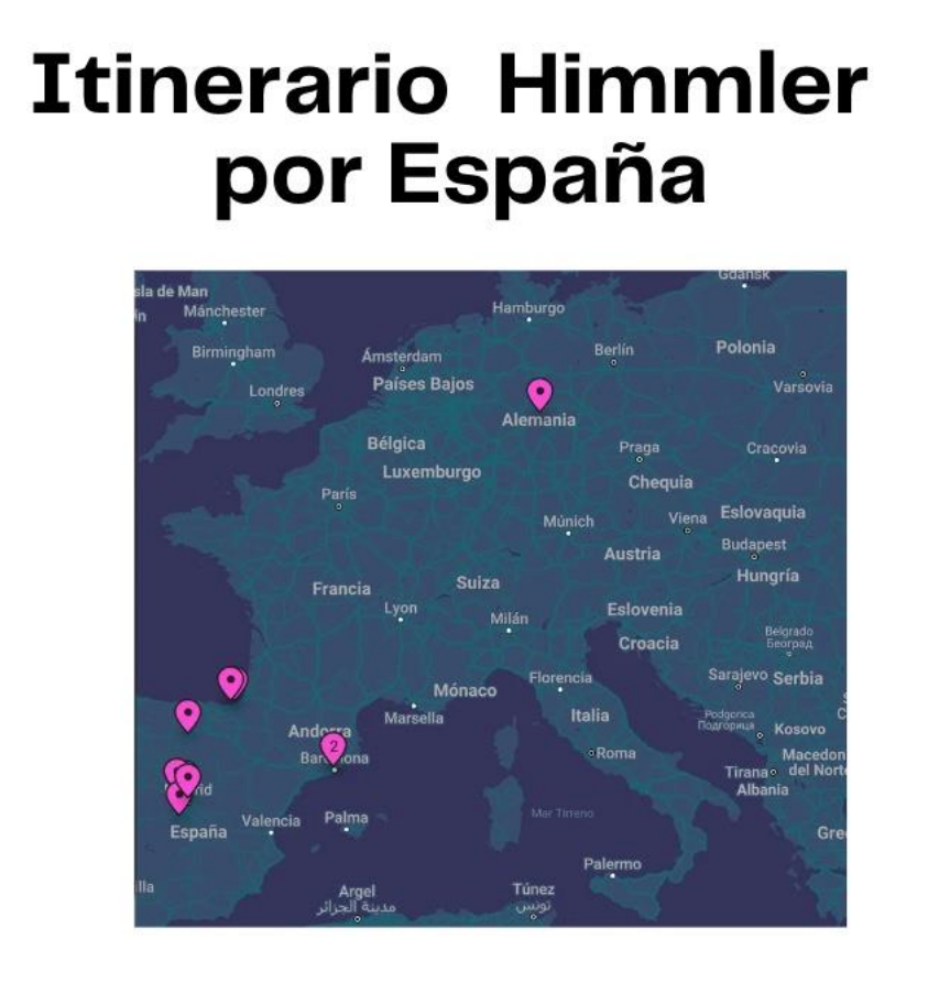 Itinerario Himmler por España