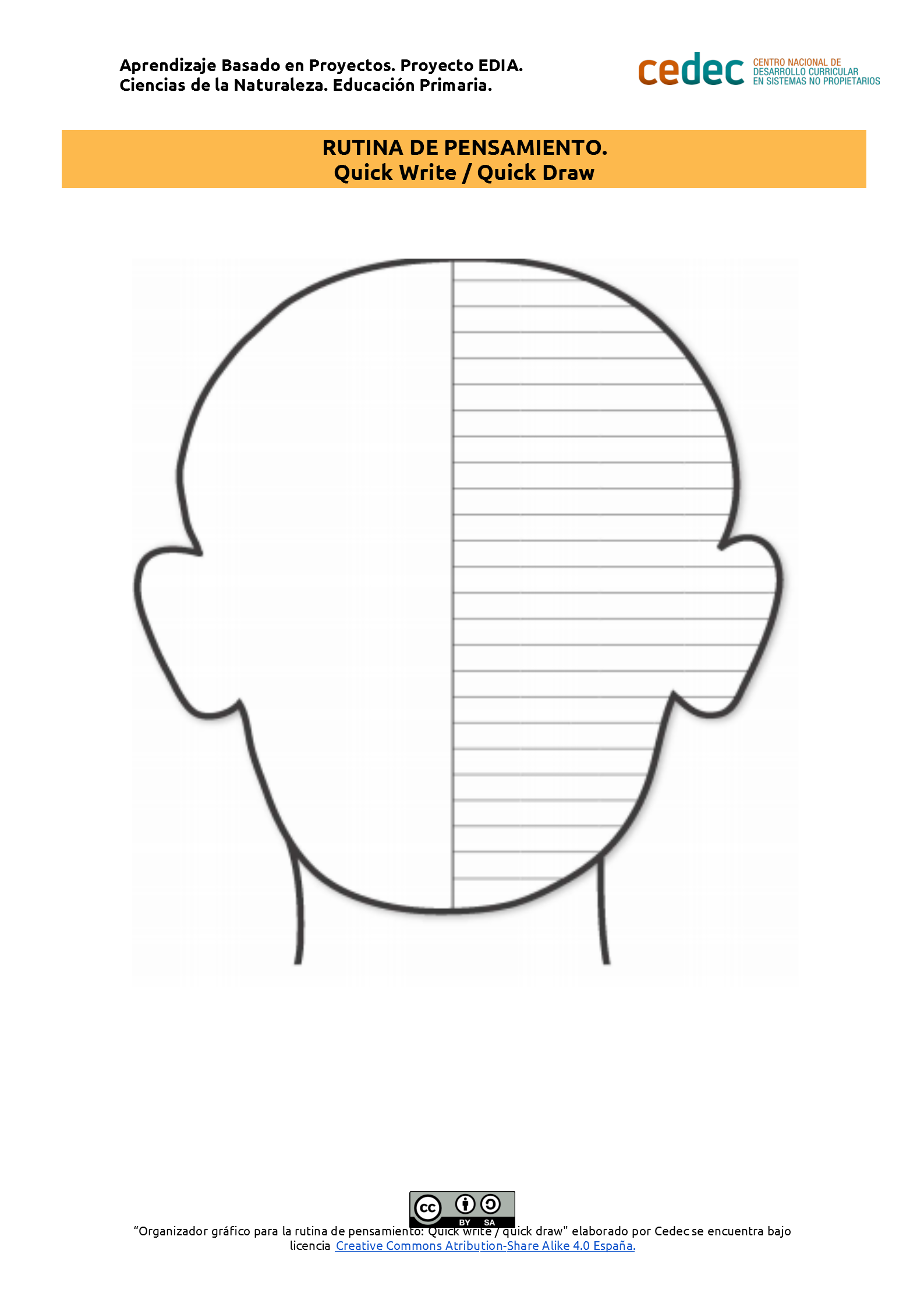 Imagen de la rúbricaRutina de pensamiento “Quick Write / Quick draw”