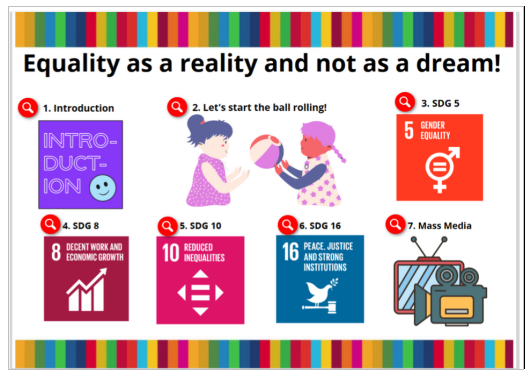 Imagen de Experiencia en la optativa de inglés ‘Taller de Profundización’ con el REA «Equality as a Reality and not as a dream»