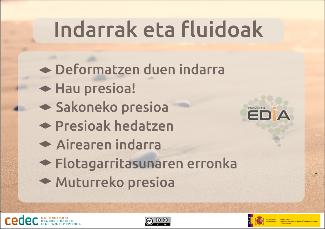 Imagen de Indarrak eta fluidoak