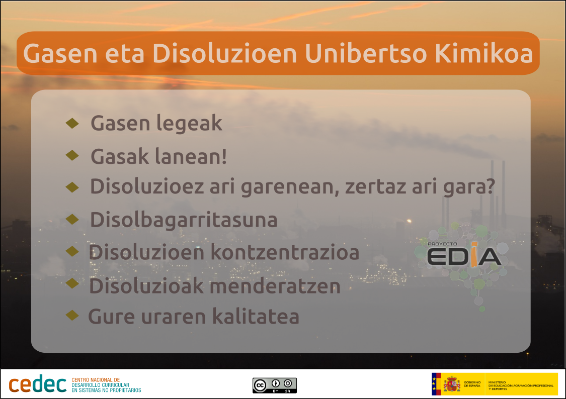 Imagen de Gasen eta Disoluzioen Unibertso Kimikoa