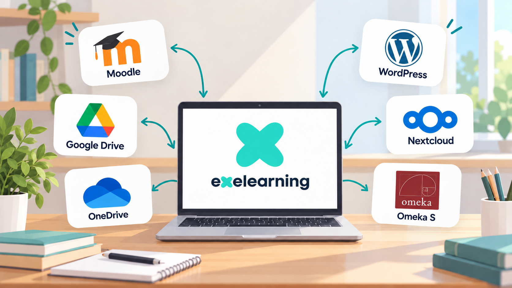 Integraciones educativas con eXeLearning